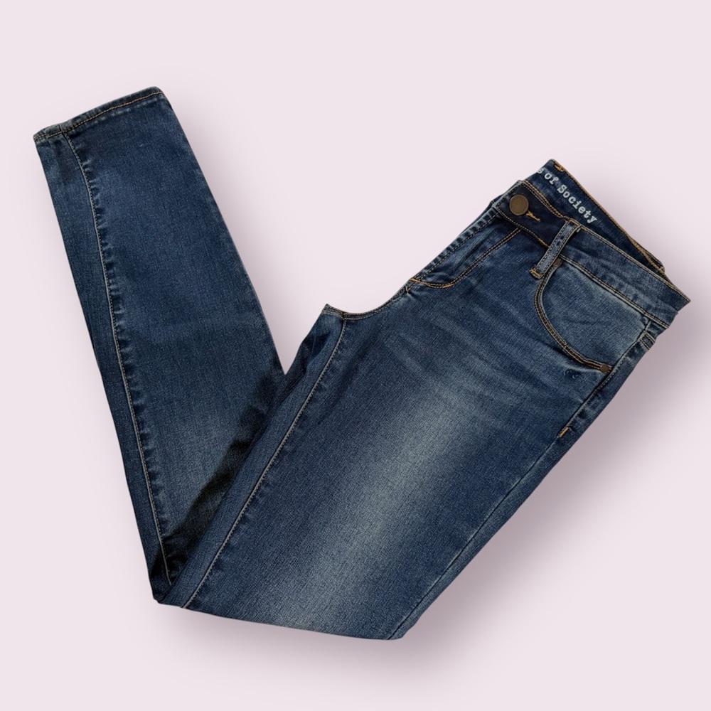 Articles of Society Dark Wash Low Rise Skinny Jeans